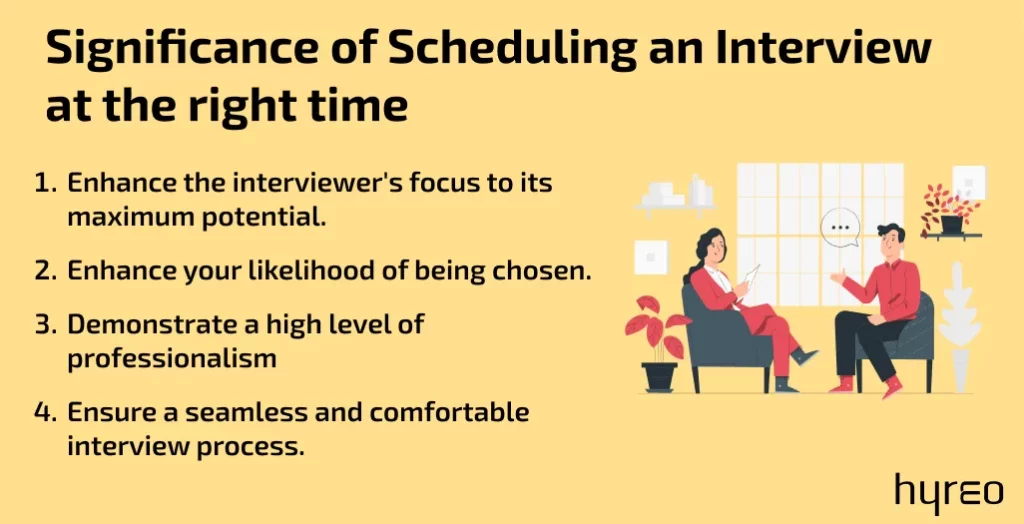 significance of scheduling